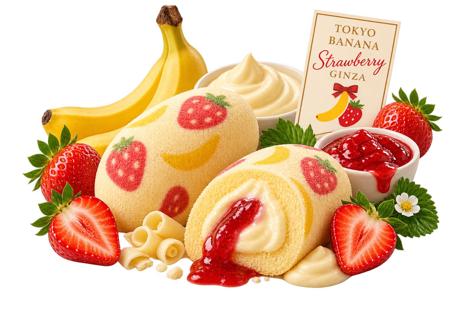 Tokyo Banana Strawberry Ginza